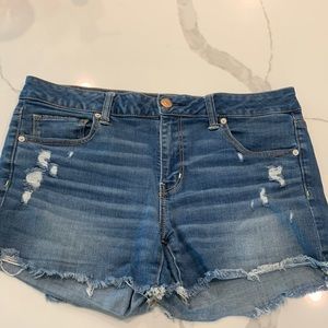 American Eagle MIDI Stretch Jean Shorts